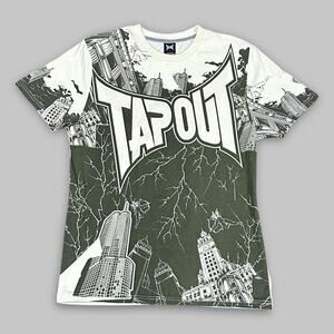 Tapout Cityscape Green Graphic Men’s T-Shirt - Size L